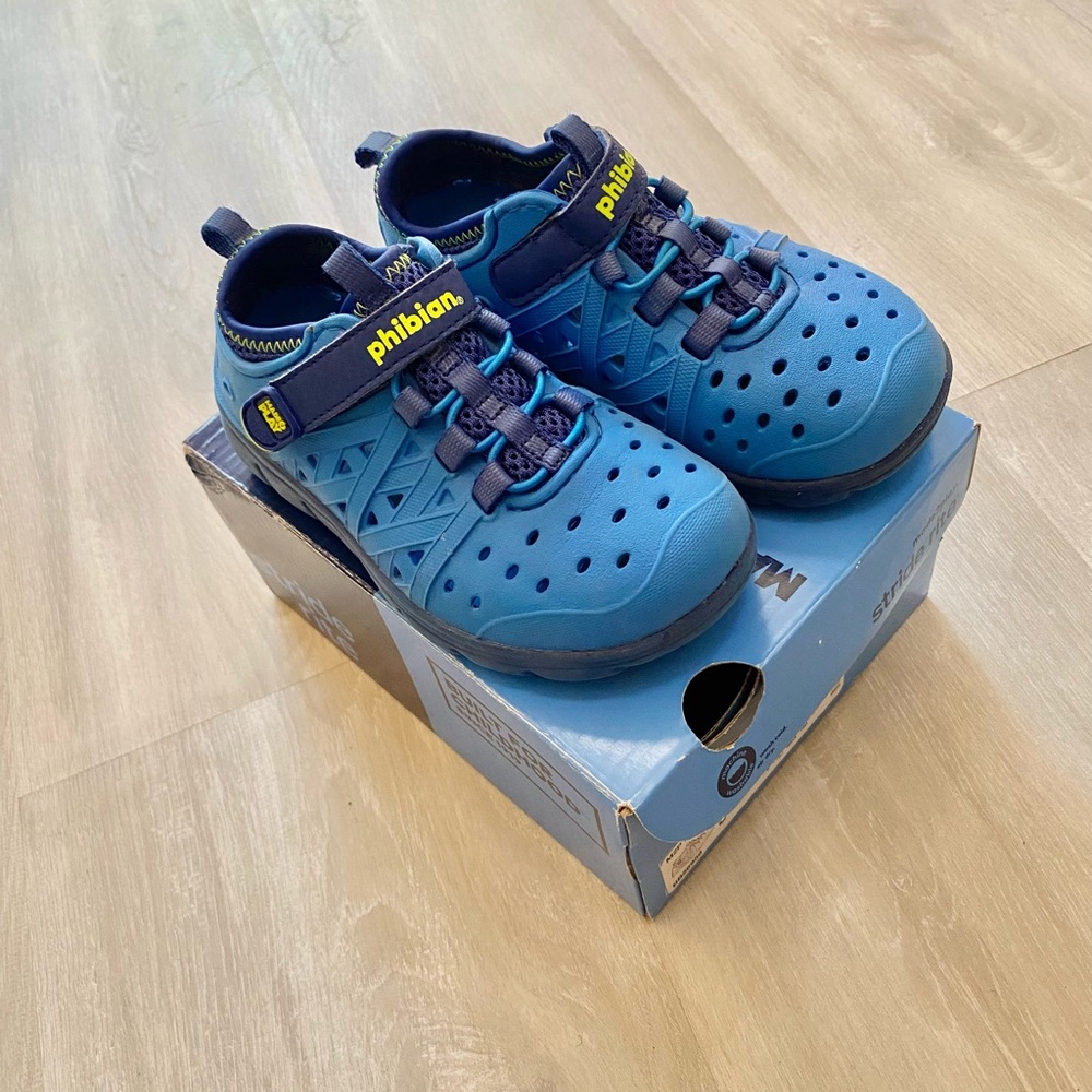 Stride Rite M2P Phibian Blue Toddler Sz 9 M